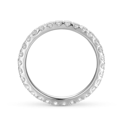 Obrączka ślubna z diamentami (R79366 W)