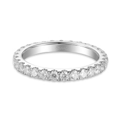 Obrączka ślubna z diamentami (R79366 W)