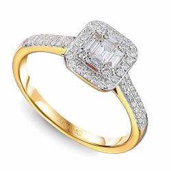 Pierścionek z diamentami (R80432 Y): 12 - zdjęcie: 2