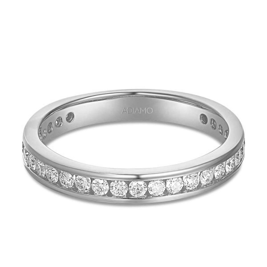 Obrączka ślubna z diamentami, 2,9 mm (R37254 W): 10