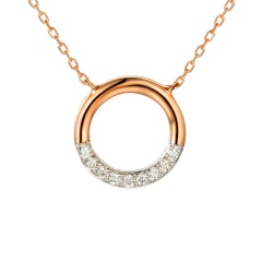 Naszyjnik z diamentami (N09034 R C)