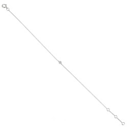 Bransoletka z diamentami (B08344 W C) - zdjęcie: 2