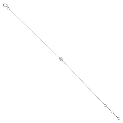 Bransoletka z diamentami (B08342 W)