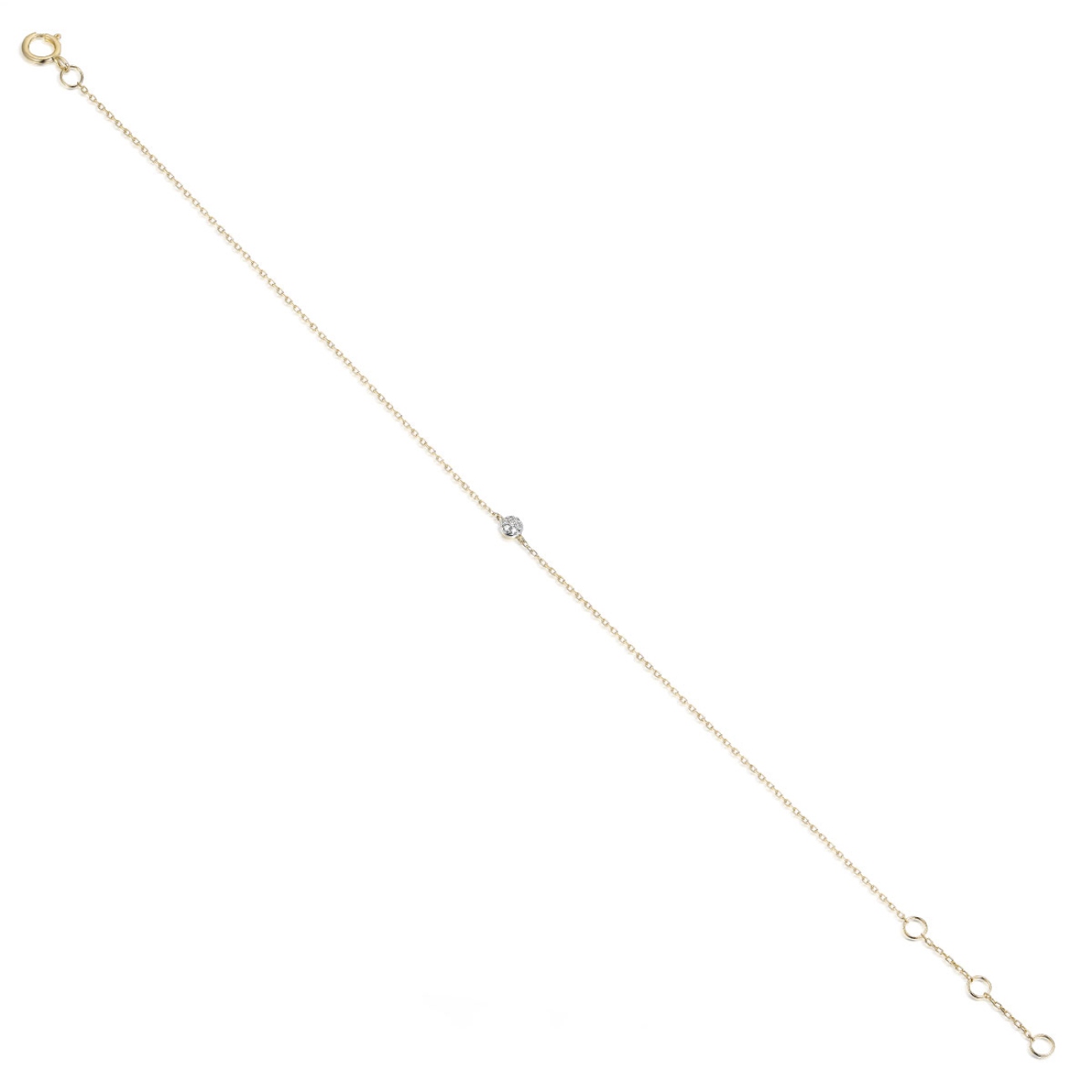 Bransoletka z diamentami (B08344 Y C)