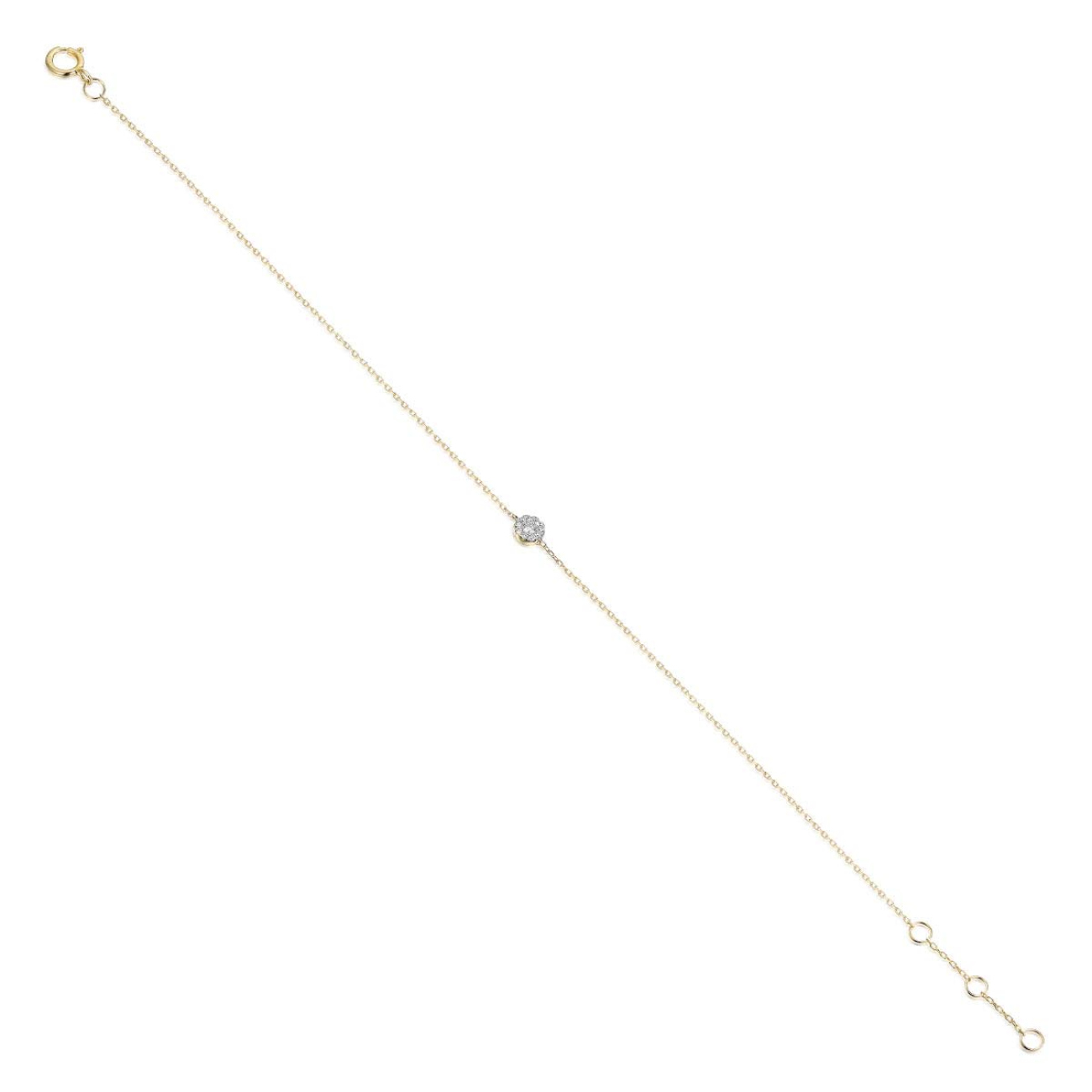 Bransoletka z diamentami (B08342 Y C)