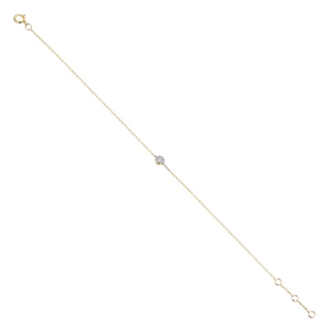 Bransoletka z diamentami (B08342 Y C 0,03ct)