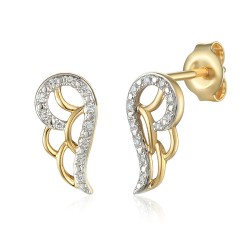 Kolczyki z diamentami (E71615 Y S) - zdjęcie: 2