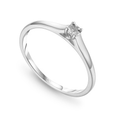 Pierścionek z diamentami (R55118 W 0,04ct)