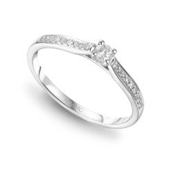 Pierścionek z diamentami (R43664 W): 10 - zdjęcie: 2