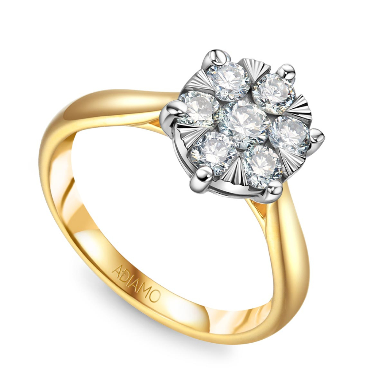 Pierścionek z diamentami (R74222 YW 0,60ct): 10