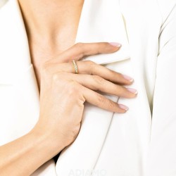 Obrączka z diamentami (R60607 Y): 9 - zdjęcie: 3