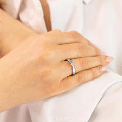 Pierścionek z diamentami (R62567 W 0,15ct): 9 - zdjęcie: 3