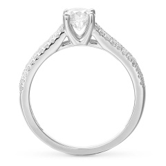 Pierścionek z diamentami (R40639 W)