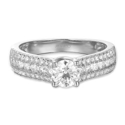 Pierścionek z diamentami (R40639 W): 10 - zdjęcie: 4