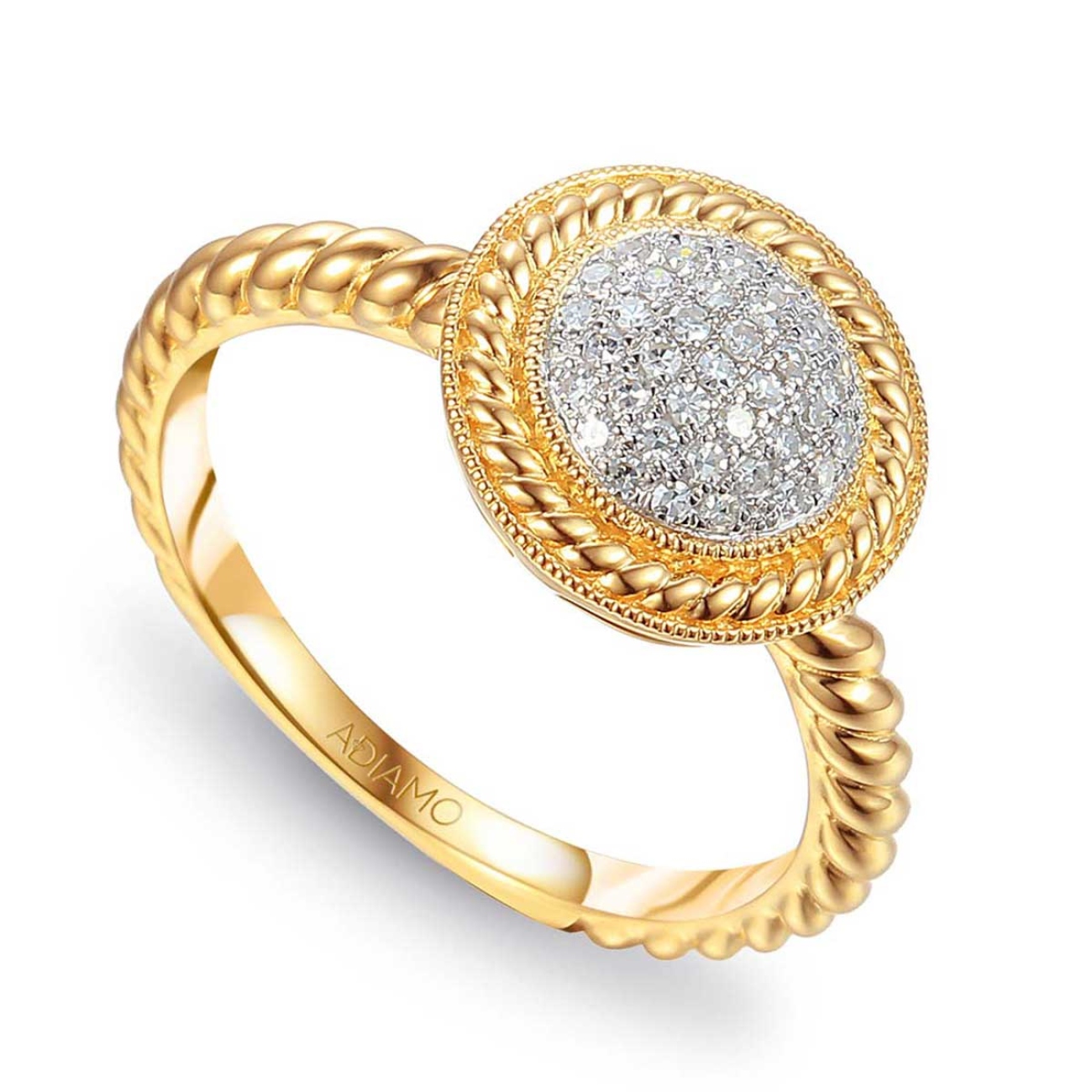 Pierścionek z diamentami (R81521 Y): 9