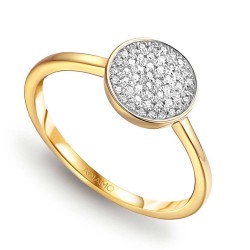 Pierścionek z diamentami (R86411 Y): 9 - zdjęcie: 2