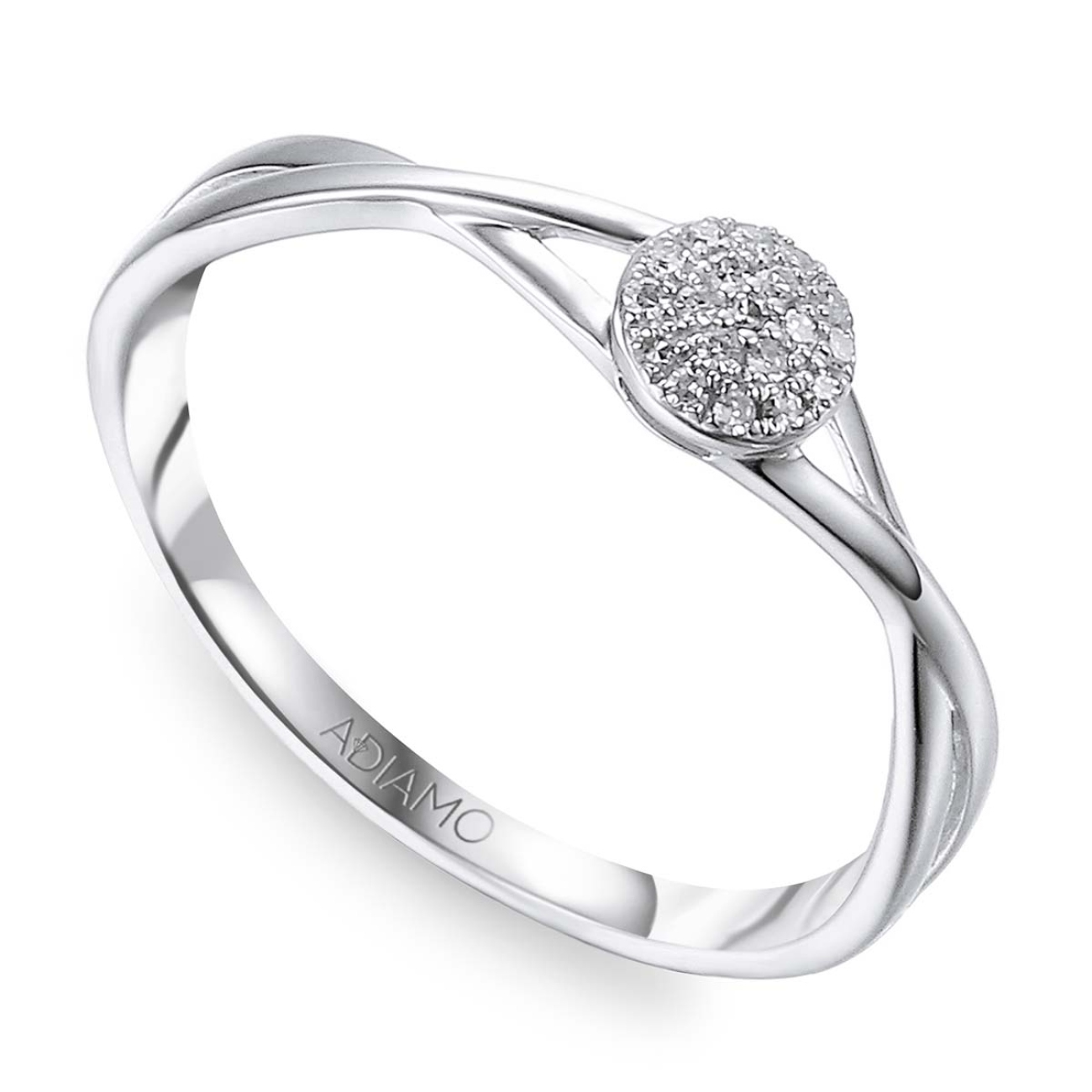 Pierścionek z diamentami R56441 W: 7