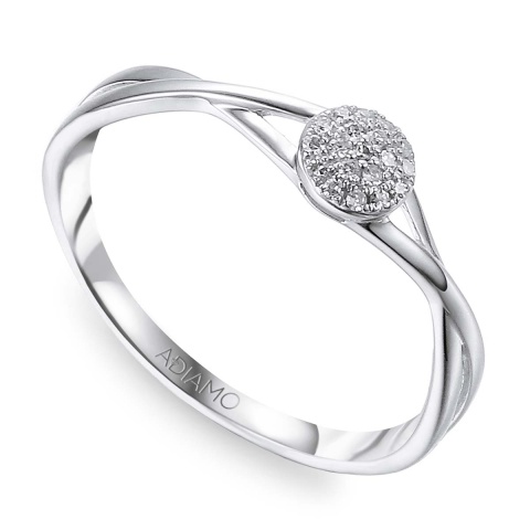 Pierścionek z diamentami (R56441 W)