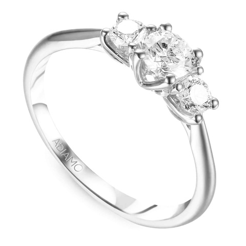 Pierścionek z diamentami (R43032 W)