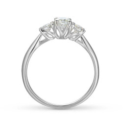 Pierścionek z diamentami R43032 W 0,32ct: 8 - zdjęcie: 3