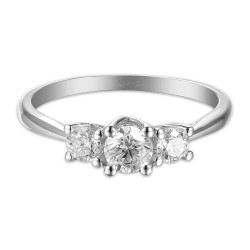 Pierścionek z diamentami R43032 W 0,32ct: 8 - zdjęcie: 4