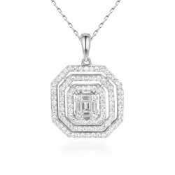 Zawieszka z diamentem (P81598 W) - zdjęcie: 2