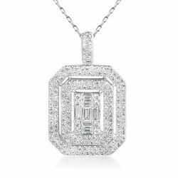 Zawieszka z diamentem (P81616 W) - zdjęcie: 2