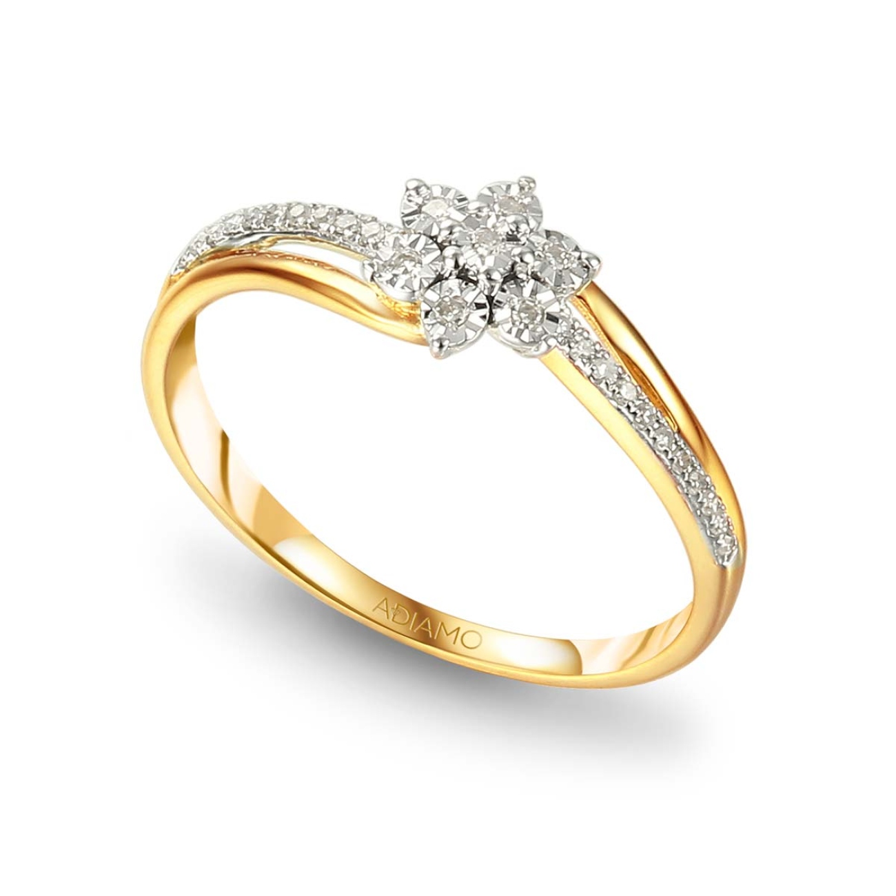 Pierścionek z diamentami (R47900 YW): 11