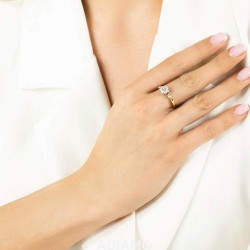 Pierścionek z diamentami (R71620 YW): 13 - zdjęcie: 3