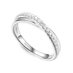 Pierścionek z diamentami (R73316 W): 10 - zdjęcie: 2