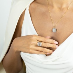 Zawieszka z diamentem (P81598 Y) - zdjęcie: 4