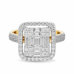 Pierścionek z diamentami (R82606 Y): 10 - zdjęcie: 3