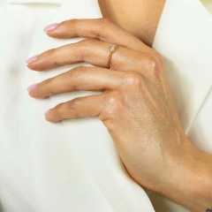 Pierścionek z diamentami (R81528 Y)