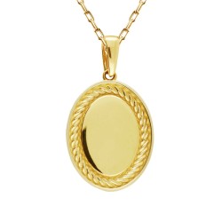 Zawieszka złota blaszka - zdjęcie: 2