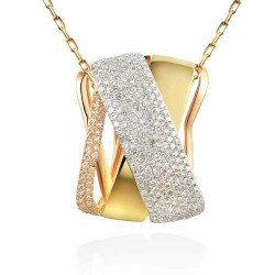 Zawieszka z diamentami (P49020 YWR) - zdjęcie: 2