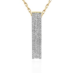 Zawieszka z diamentami (P36903P Y) - zdjęcie: 2