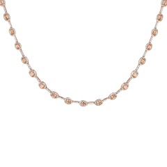 Naszyjnik z morganitami i diamentami (N09941 R MR)