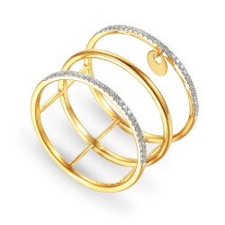 Pierścionek z diamentami (R75525 Y): 10 - zdjęcie: 2