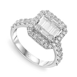 Pierścionek z diamentami (R56730 W): 10 - zdjęcie: 2