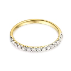 Obrączka ślubna z diamentami (O-R36712 Y)