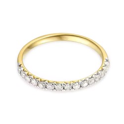 Obrączka ślubna z diamentami (O-R36712 YW): 7 - zdjęcie: 2