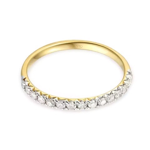 Obrączka ślubna z diamentami (O-R36712 Y)