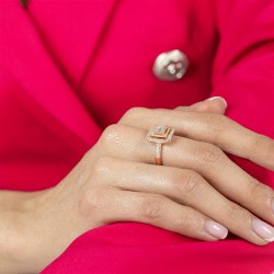 Pierścionek z diamentami (R84316 Y): 13 - zdjęcie: 3