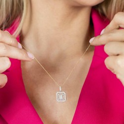 Zawieszka z diamentami (P84316 Y) - zdjęcie: 3