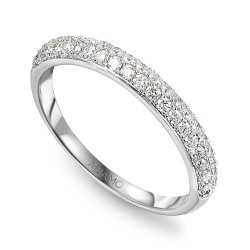 Obrączka ślubna z diamentami 2,7 mm (O-R36080 W): 10 - zdjęcie: 3