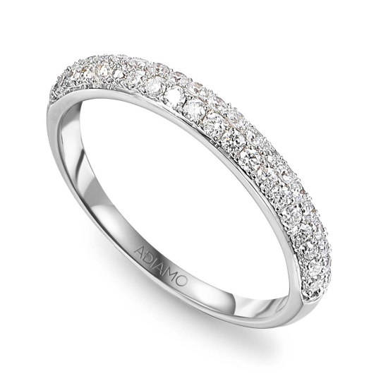 Obrączka ślubna z diamentami 2,7 mm (O-R36080 W): 10