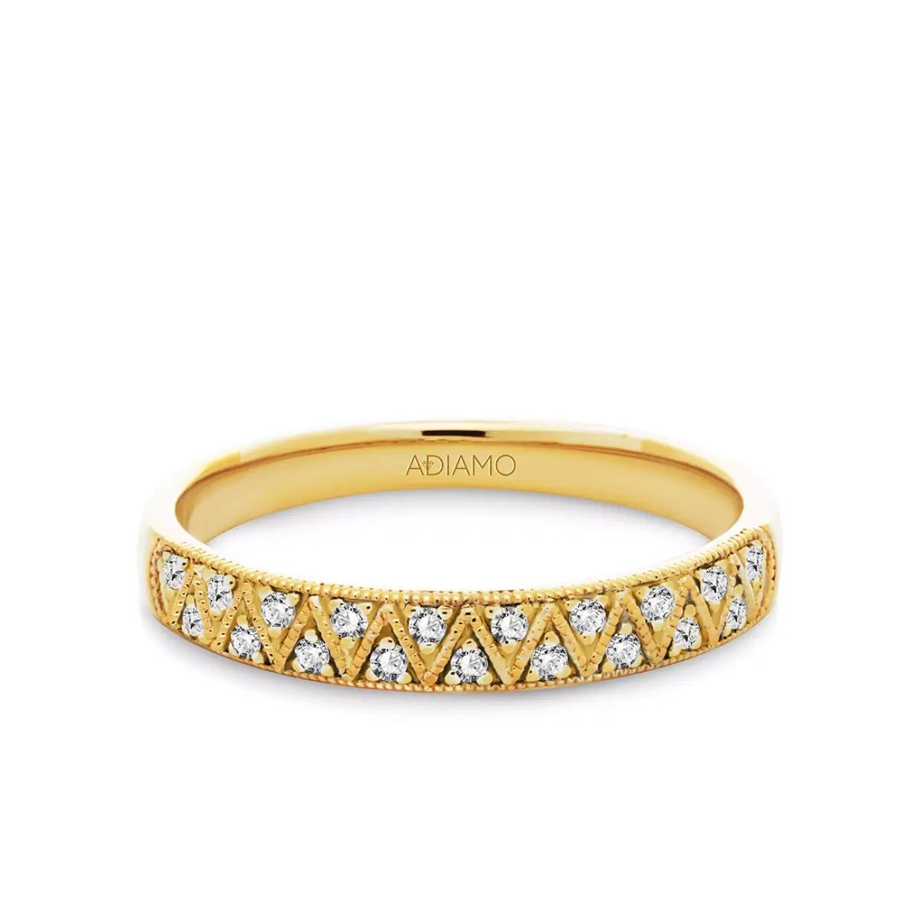 Obrączka ślubna z diamentami, 3,1 mm (O-R79254 Y): 7