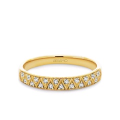 Obrączka ślubna z diamentami, 3,1 mm (O-R79254 Y)