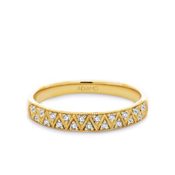 Obrączka ślubna z diamentami, 3,1 mm (O-R79254 Y): 7 - zdjęcie: 2