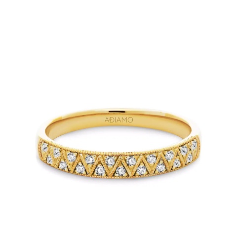 Obrączka ślubna z diamentami, 3,1 mm (O-R79254 Y)